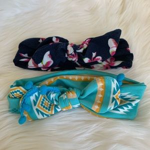2pc Baby Girl Headwrap Set